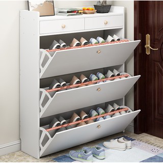 SHOE CABINET / Multi Function Shoe Rack / almari kasut/shoes cabinet ...