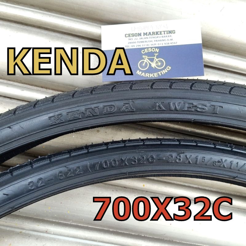 Kenda Tyre Tube Bicycle Sport 700x32c Fixie Road Bike Tayar Tuib Basikal Lumba 700c Besar 29x1 25 Mtb Shopee Malaysia