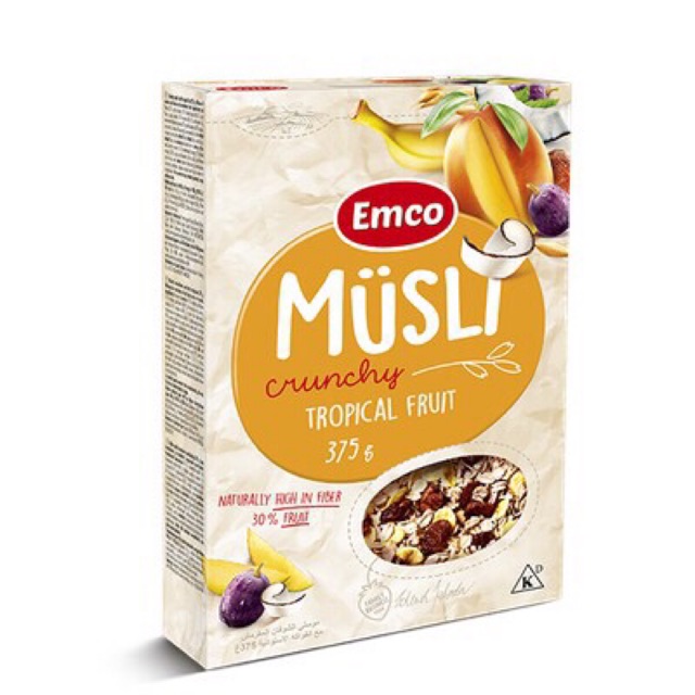 Crunchy Musli Cereal Breakfast Emco Shopee Malaysia