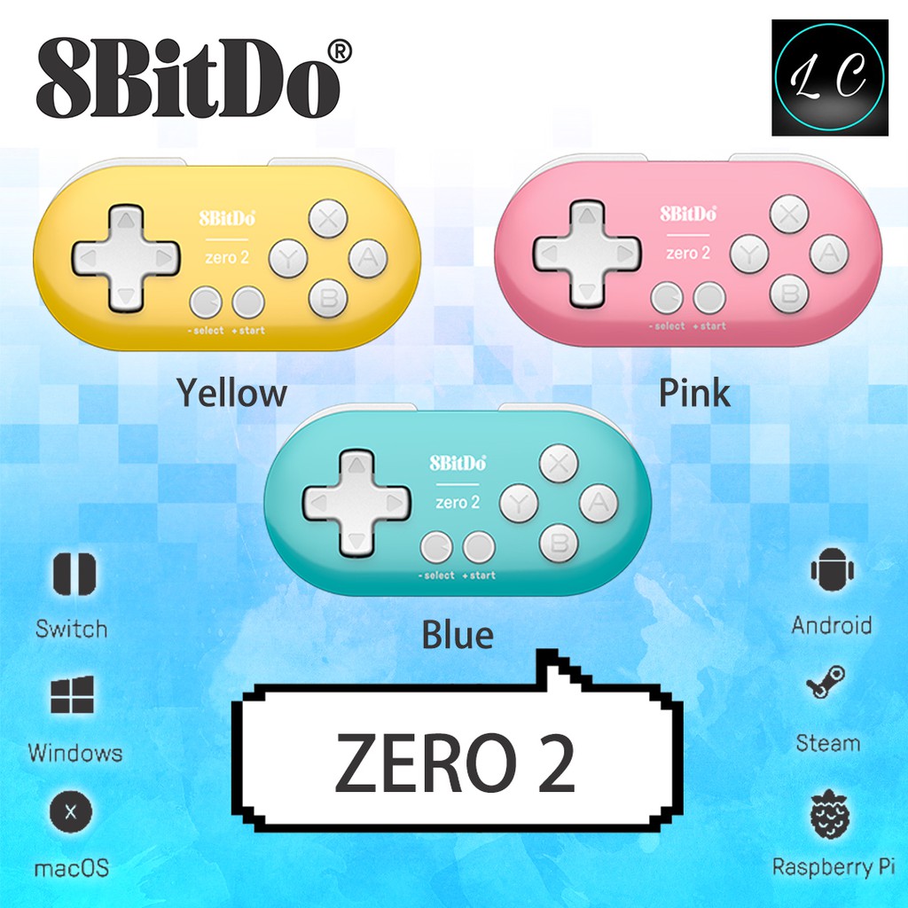 8bitdo Zero 2 Bluetooth Wireless Gamepad Game Controller For Nintendo Switch Raspberry Pi Steam Windows Android Macos Shopee Malaysia