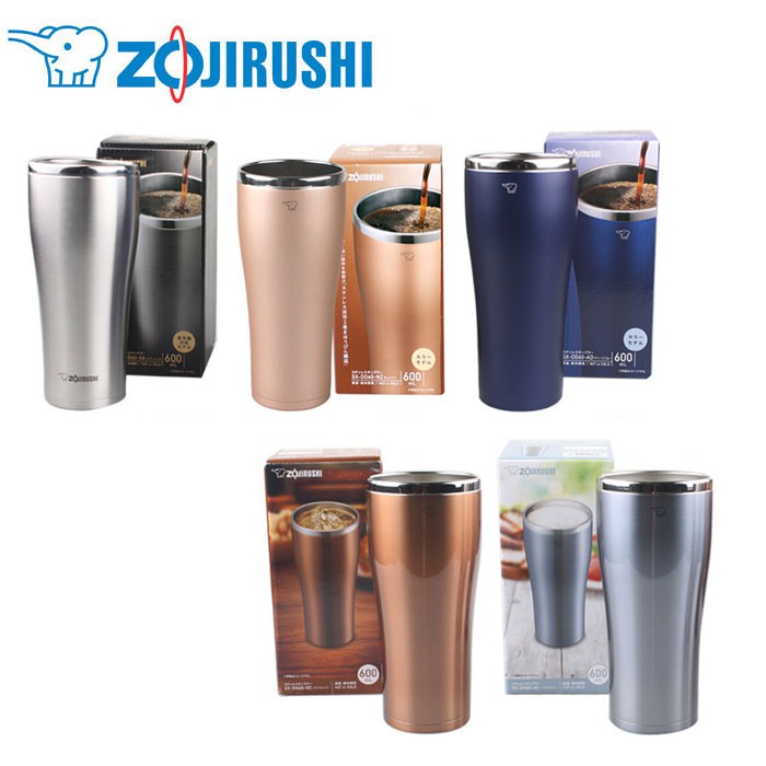 ZOJIRUSHI Premium Thermal Flask Steel Tumbler hot cold Mug Cup 600ml