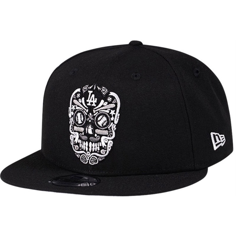 NEW ERA 9FIFTY LOS ANGELES DODGERS SKULL BLACK SNAPBACK CAP Shopee