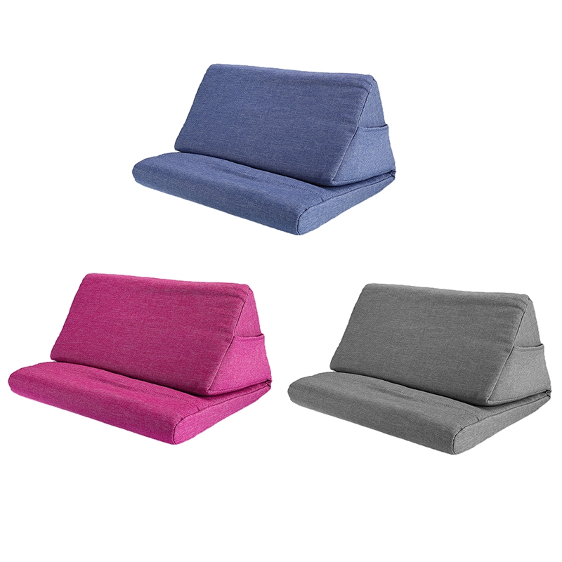 Foldable Tablet Pillow Holder Book Rest Stand Colourful Comfy