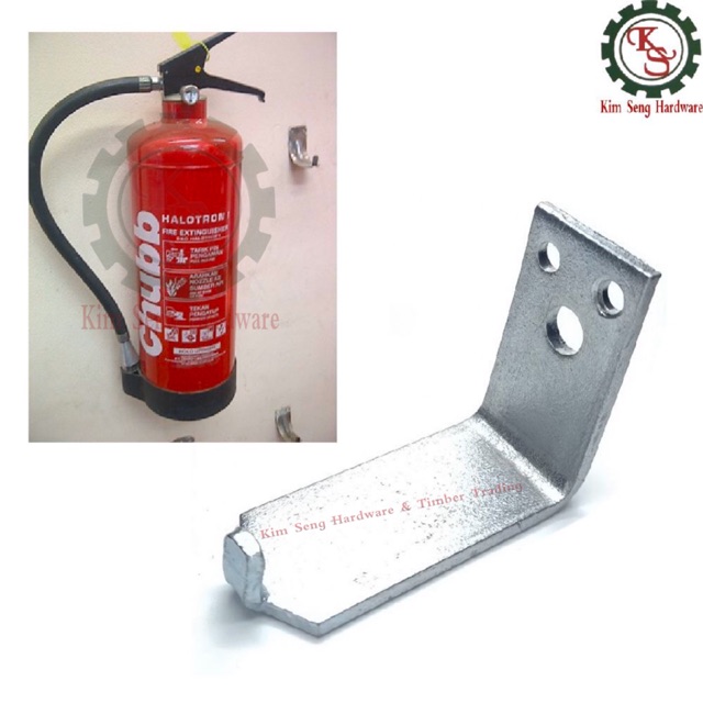 Fire Extinguisher Wall Hook Bracket Include 8mm Wall Plug Shopee Malaysia