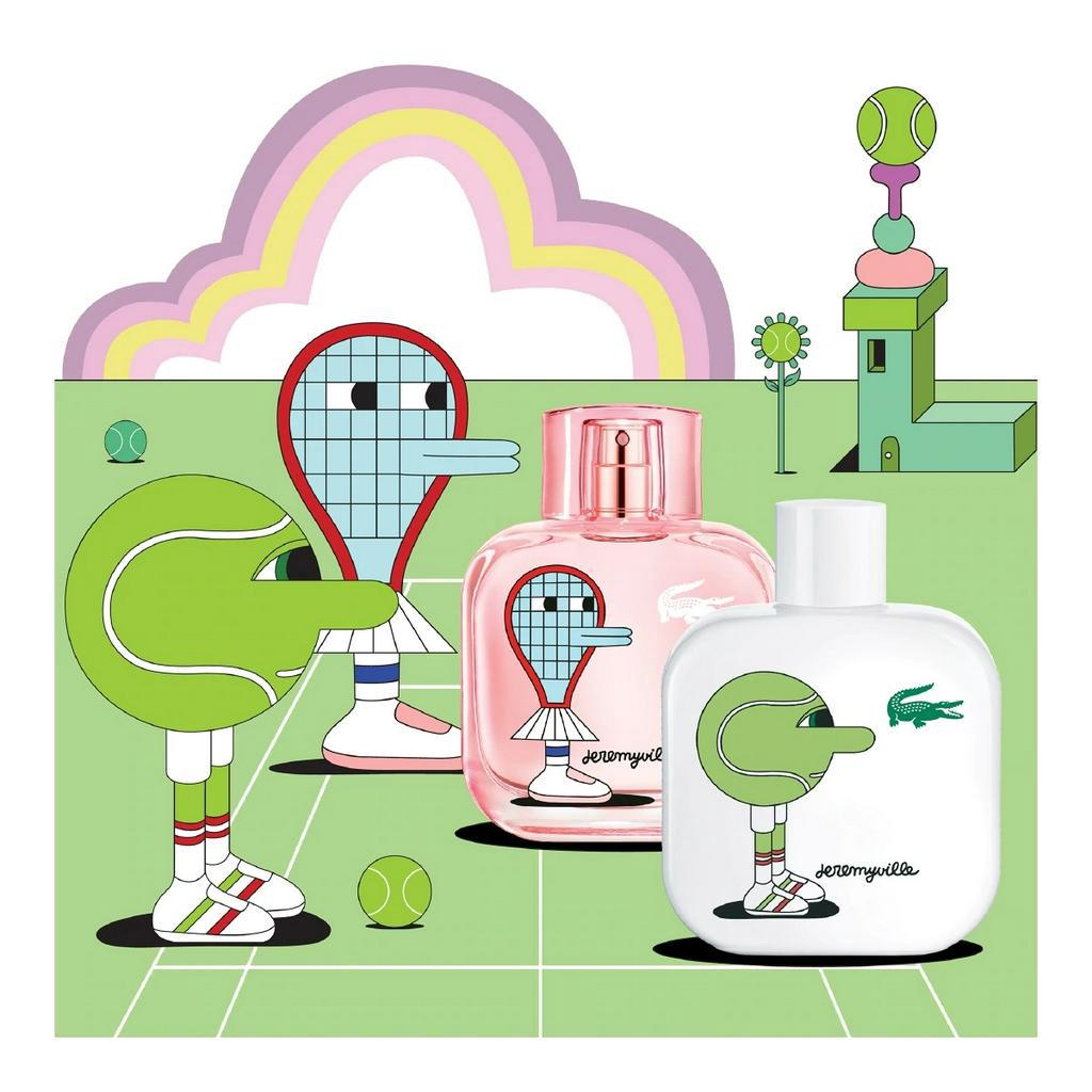 Lacoste Eau de Lacoste L.12.12. Blanc pure Collector edition ( jeremyville) for men EDT 100ml limited edition | Shopee Malaysia