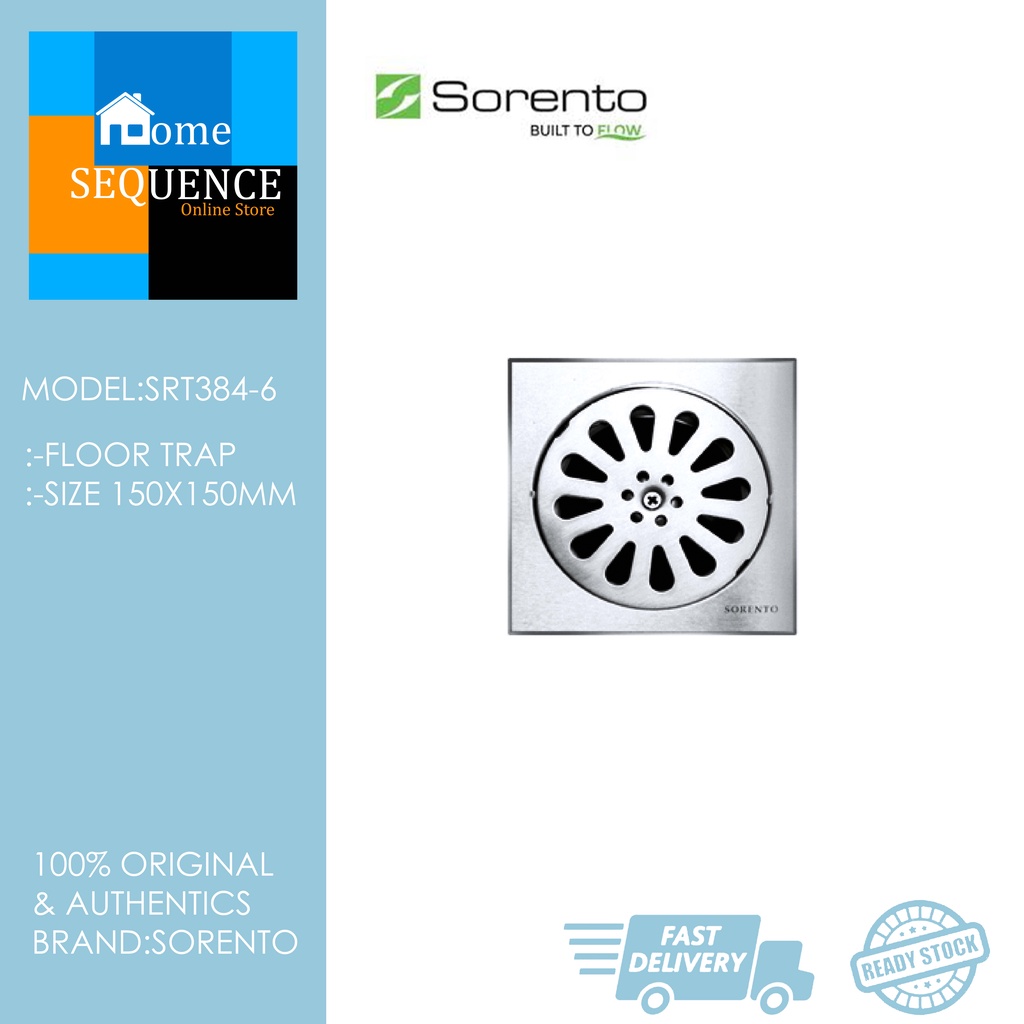 Sorento Srt384 6 Srt384 4 Floor Trap 6 Inches Floor Grating Shopee Malaysia