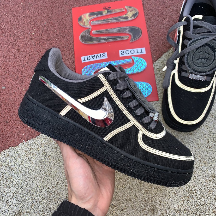 af1 travis scott black