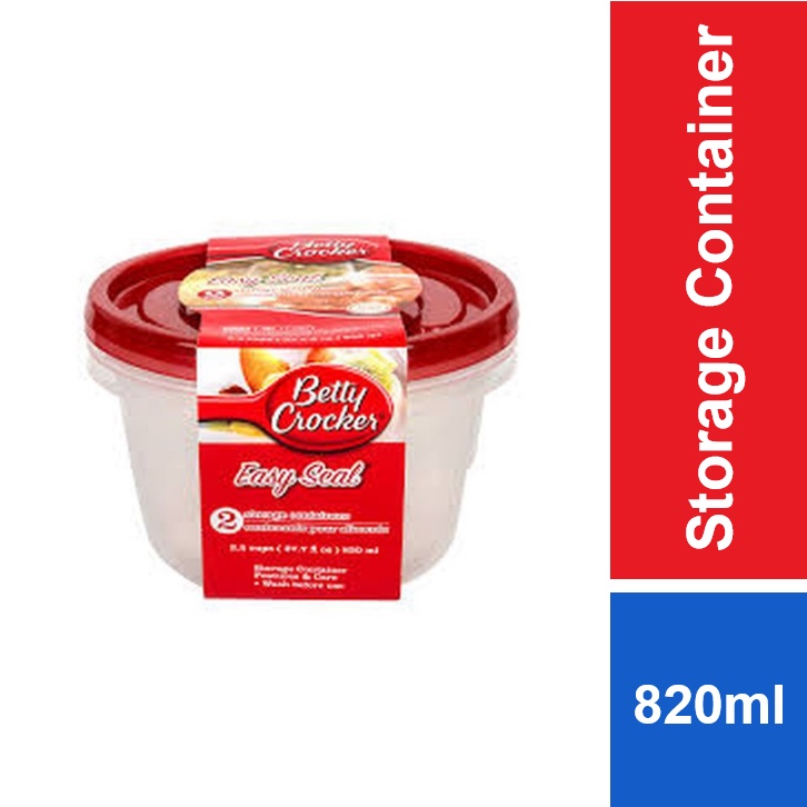 Betty Crocker Storage Containers 820Ml | Shopee Malaysia