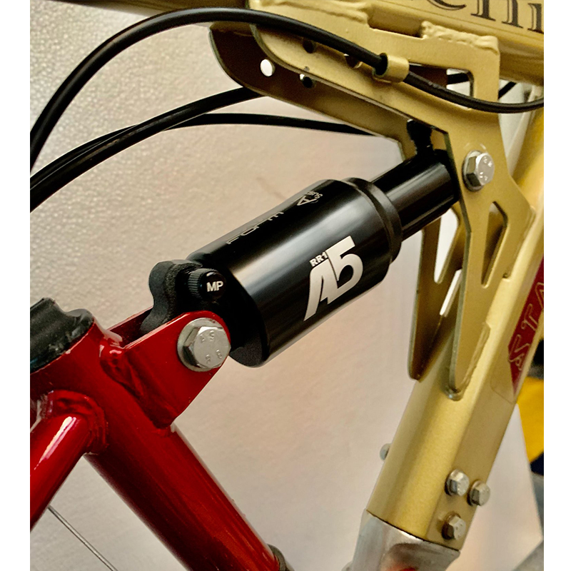 LYYCX MTB Bicycle Air Pressure Rear Shock Absorber 125mm/150mm/165mm/190mm KS A5-RE/RR1 Mountain Bike Shock Absorber Folding Bike Rear Tank Color : Double, Size : 125mm 