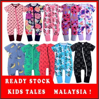 3😍1.1 SALE😍 MALAYSIA READY STOCK Kids tales sleepsuit SHORT SLEEVE baby clothing Inspired BONDS
