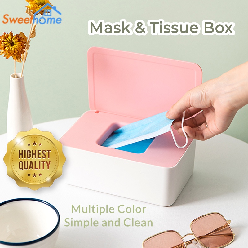 Mask Box Tissue Box Wet Wipes Kotak Tisu