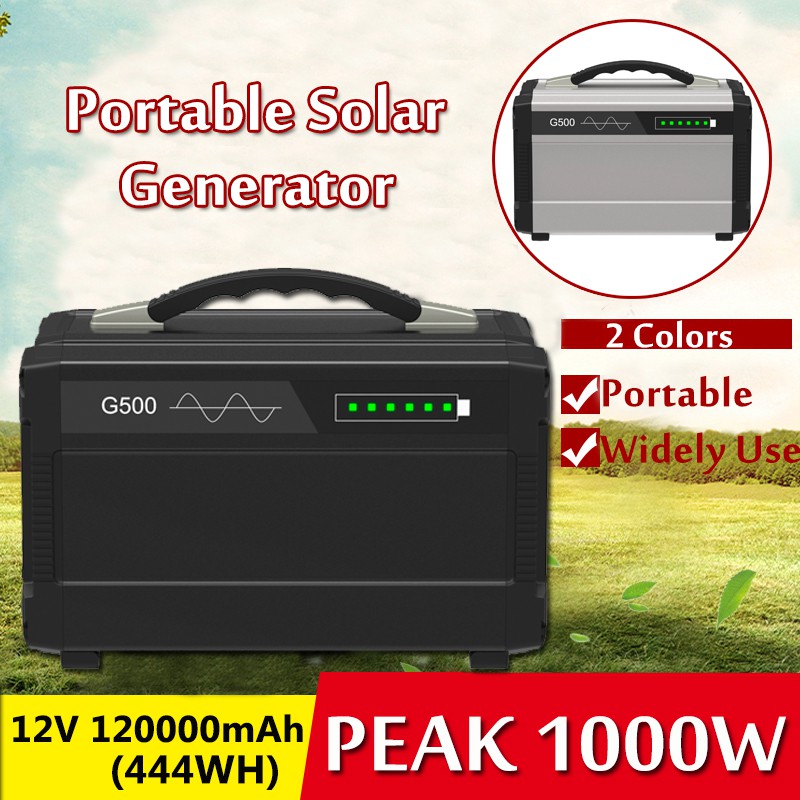 120000mAh 500W Energy Storage Portable Solar Inverter Generator UPS