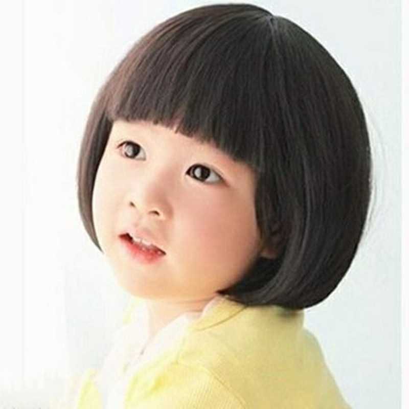 Korean Children Wig Baby Girls Short Hair Girl Baby Wig