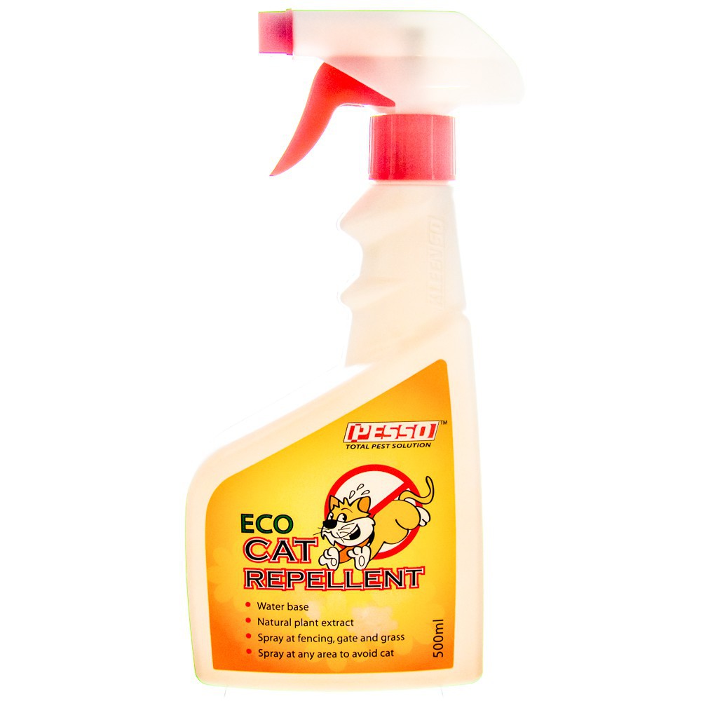 Pesso Eco Cat Repellent (500ml) Halau Kucing Spray Repel Cats 驱猫液