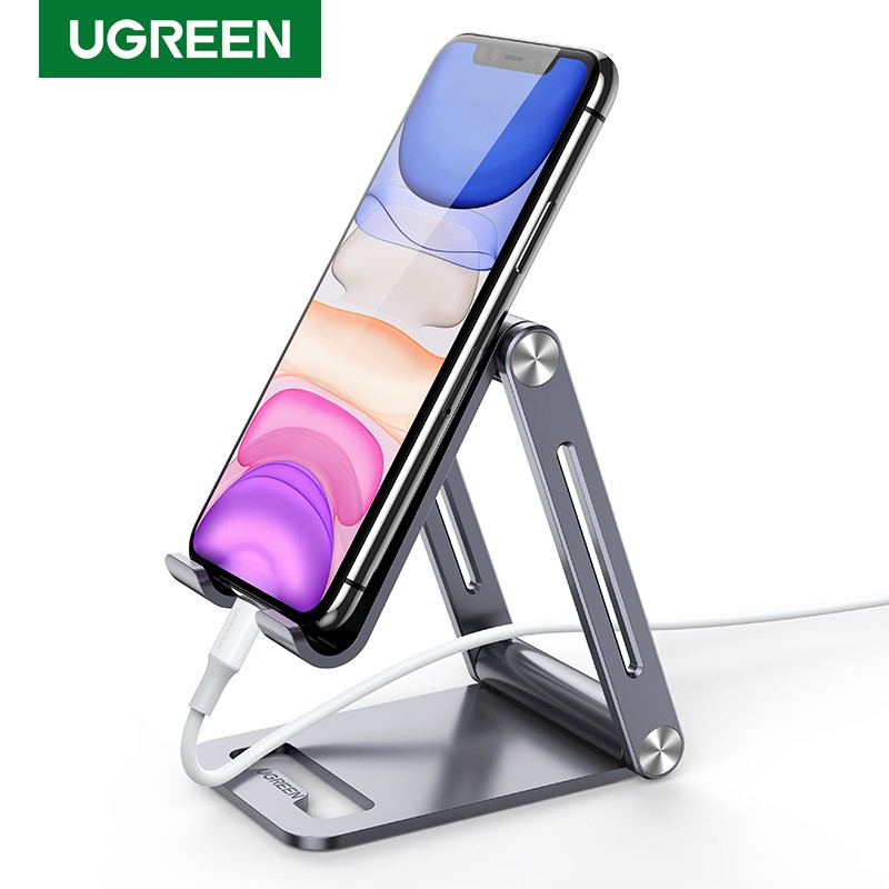 UGREEN Phone Stand Aluminum Cell Phone Adjustable Desk Phone Holder for