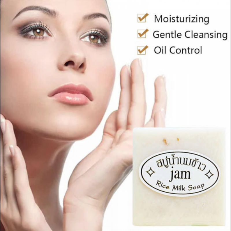 Thailand Natural Jasmine Rice Milk Soap Bar Shopee Malaysia