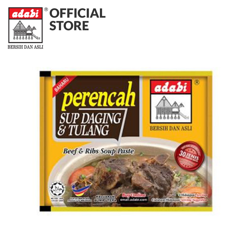 ADABI Perencah Sup Daging dan Tulang (100g) | Shopee Malaysia