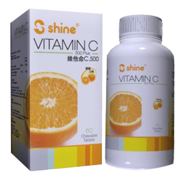 Shine Vitamin C-500 plus 60'sVitamin C, known as ascorbic acid, can be...