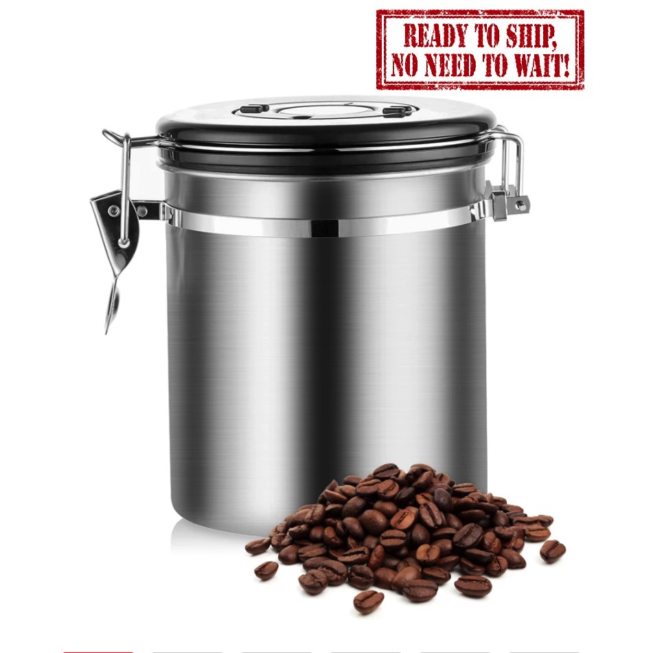 1.5L Coffee beans airtight jar with Scoop Airtight Coffee Container
