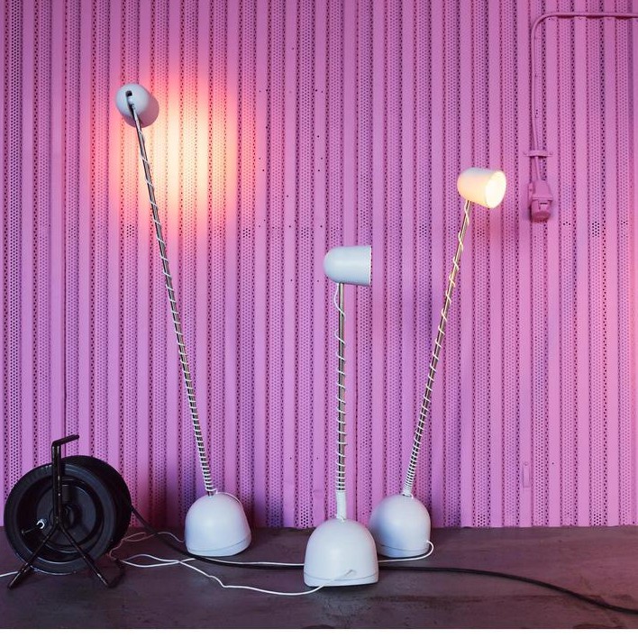 Ikea Ps 17 Adjustable Height Neck Floor Lamp With Led Light Included Shopee Malaysia