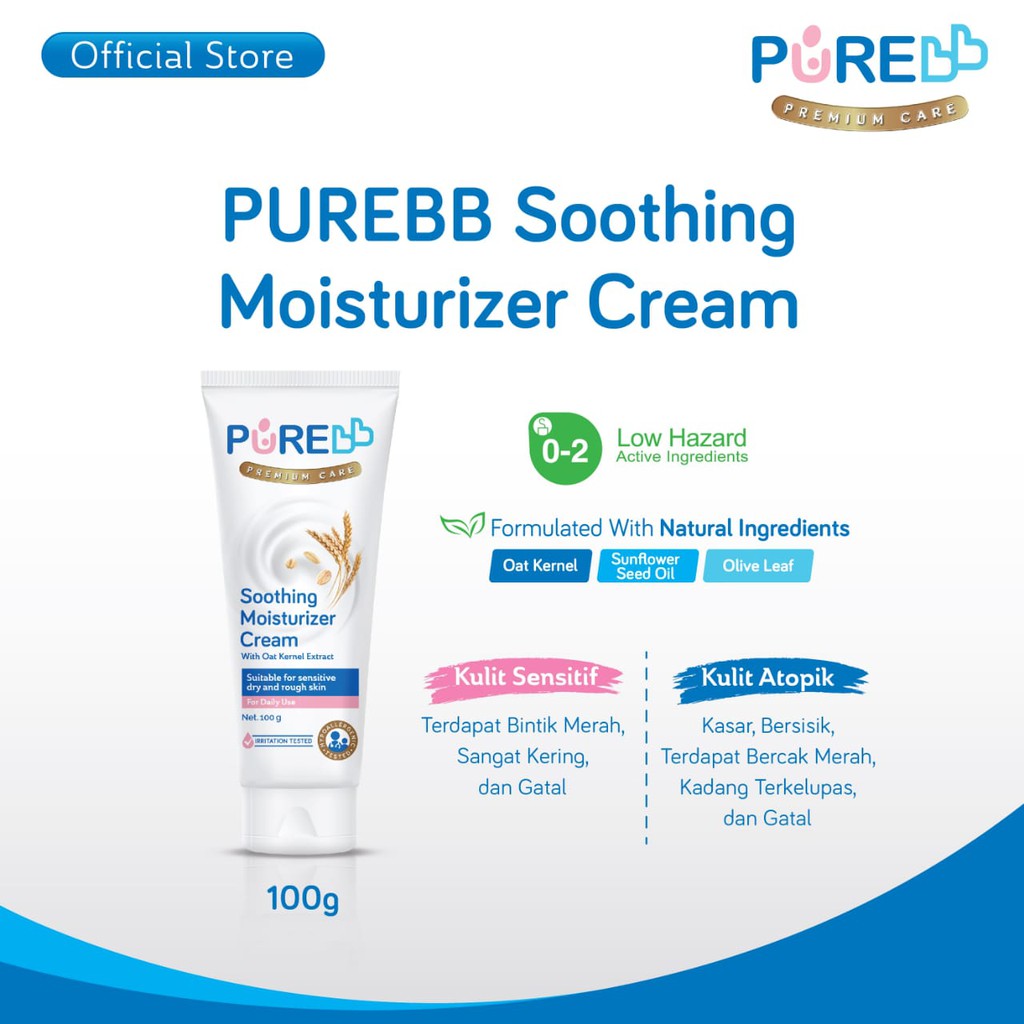 pure soothing moisturizer cream