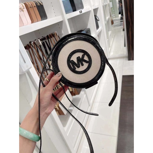 PREORDER) MICHAEL KORS - AIDY SMALL CANVAS AND CROCODILE EMBOSSED CANTEEN  CROSSBODY BAG 35T1GUWC0C | Shopee Malaysia