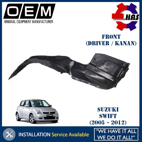 Suzuki Swift 2005 2012 Front Fender Liner Protector Daun Pisang Depan 1pc Shopee Malaysia