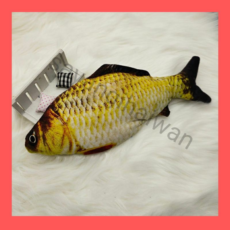 Buy Pet Toys Mainan Kucing Fish Pillow Cat straching Toys Moving 