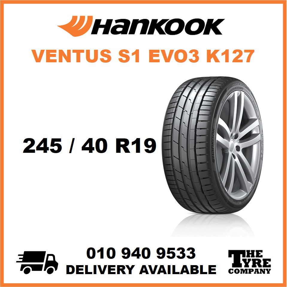 正式的 パンク保証付き4本 サマータイヤ 245 40R19 98Y XL ハンコック ベンタス S1 evo3 K127 HANKOOK  VENTUS