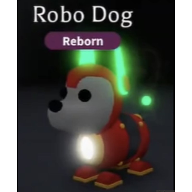 Roblox Adopt Me Fly Ride Neon Robo Dog Legendary Pets Shopee Malaysia - adopt me dog roblox picture