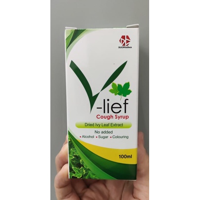 Ubat Batuk Vlief Cough Syrup Dried Ivy Leaf Extract 100ml (exp 4/