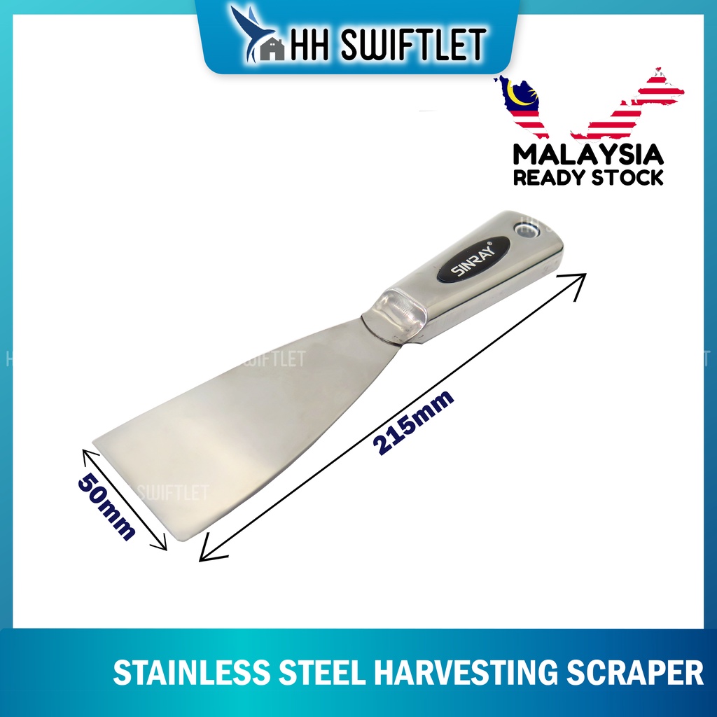 Bird Nest Harvesting Knife (Stainless Steel with Reflective Surface