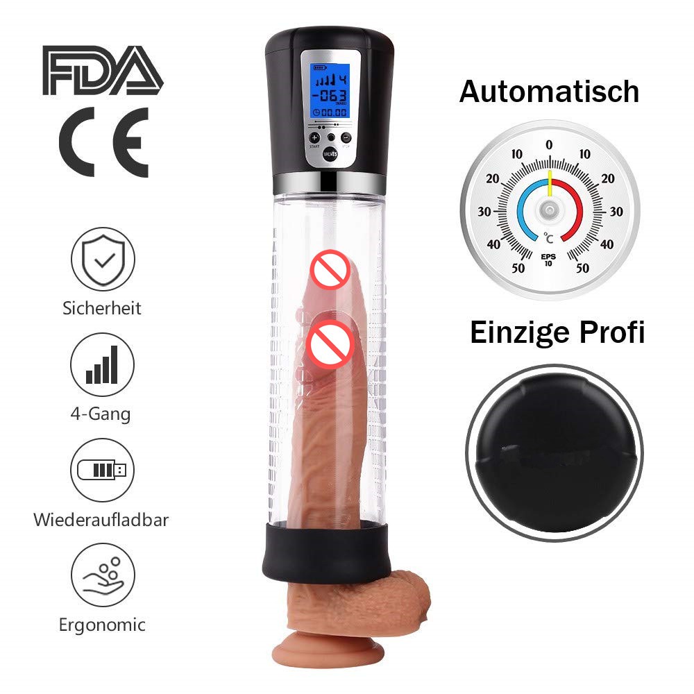 Automatic Vacuum Penis Pump For Men Vibrator Pulse Penis