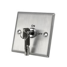 DOOR ACCESS CONTROL KEY SWITCH ON/OFF STAINLESS STEEL WITH KEY | Shopee ...