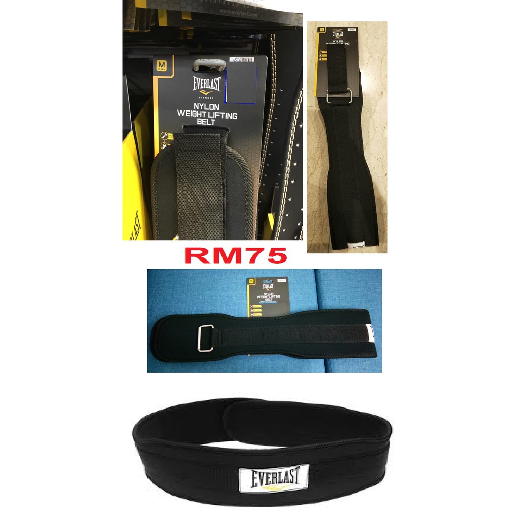 (READY STOCK) Everlast Weight Lifting Belt ( Belt Tali Pinggang Fitness