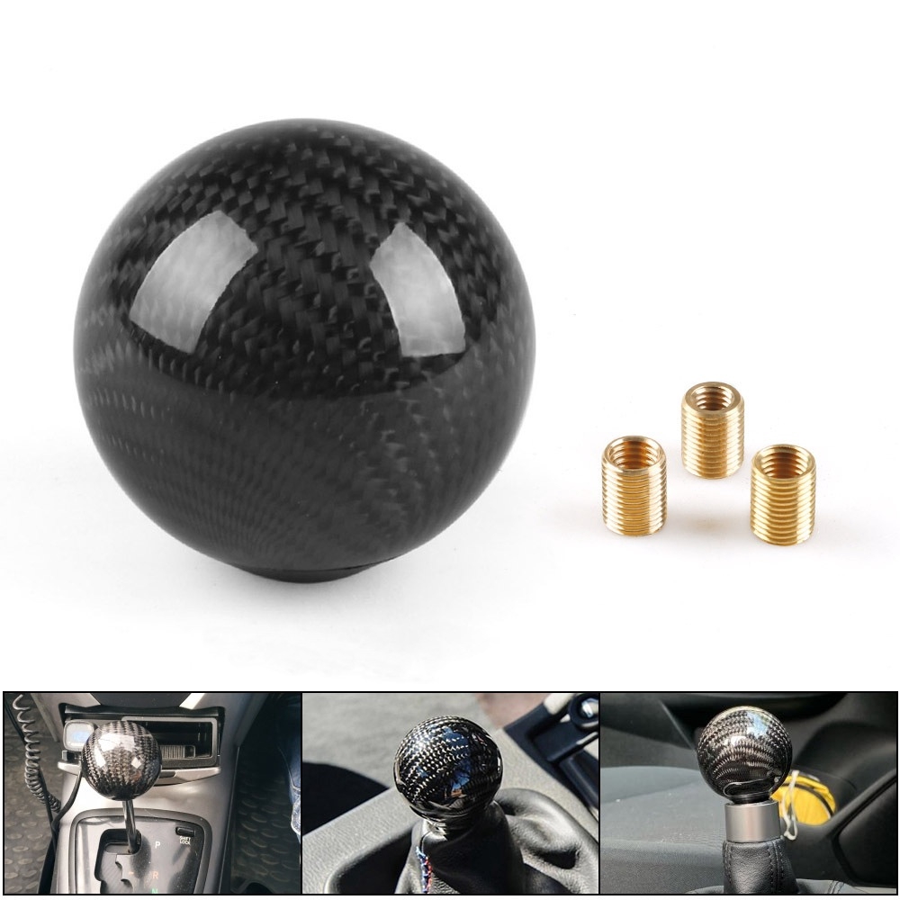 Car Gear Shift Knob Ball Shape Universal Manual Lever Stick Shifter Adapters Red Car Gear Shift Knob Ball Shape Universal Manual Lever Stick Shifter Adapters Red