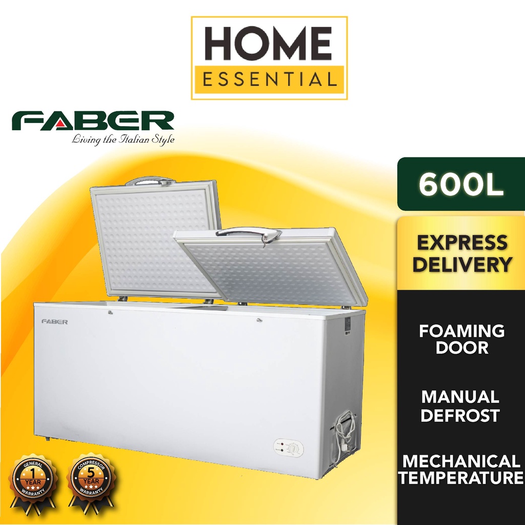 Faber Chest Freezer Fridge Direct Cooling System (600L) FZF628(N