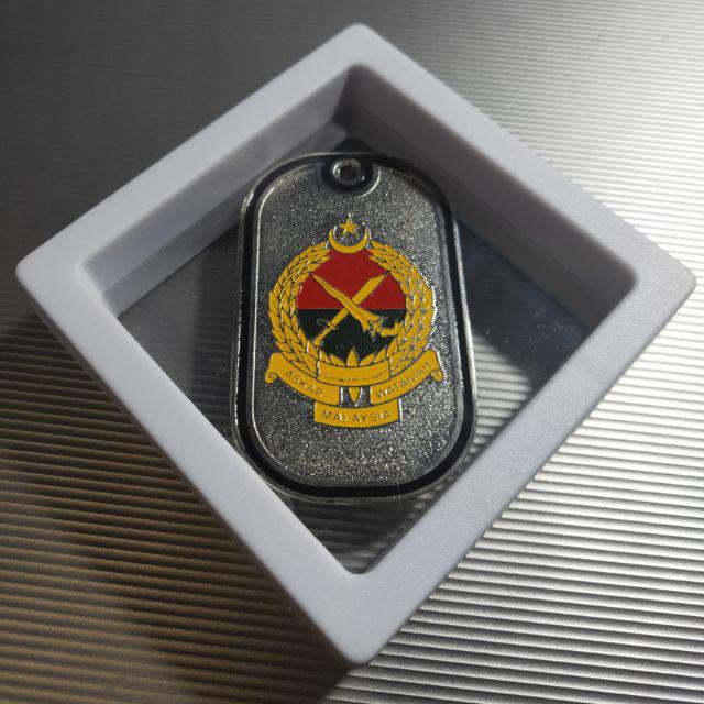 Dog Tag Military Tag Including Engraving Up To 50 Letter Lbug Shopee Malaysia