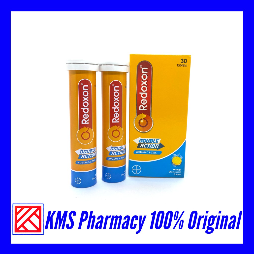 Redoxon Double Action Vitamin C 1000mg Zinc 10mg Effervescent Tablets 2x15 S Exp 10 23 Shopee Malaysia