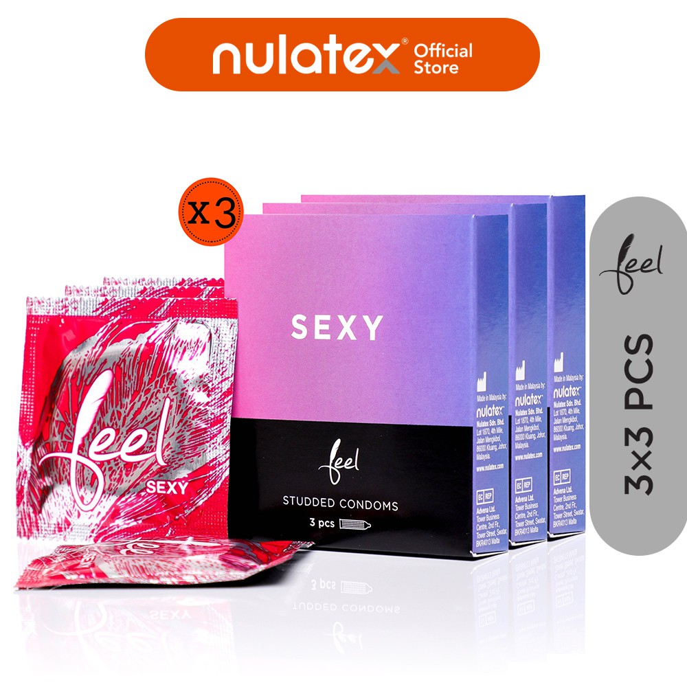 Nulatex Feel Sexy Condoms 3 Pcs X3 Shopee Malaysia 8621