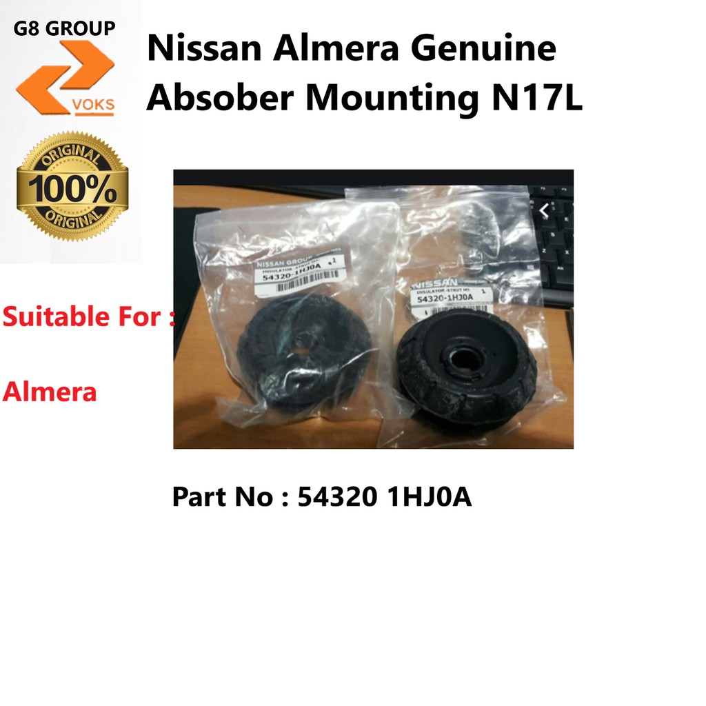 Nissan Almera Genuine Absorber Mounting (54320 1HJ0A) | Shopee Malaysia