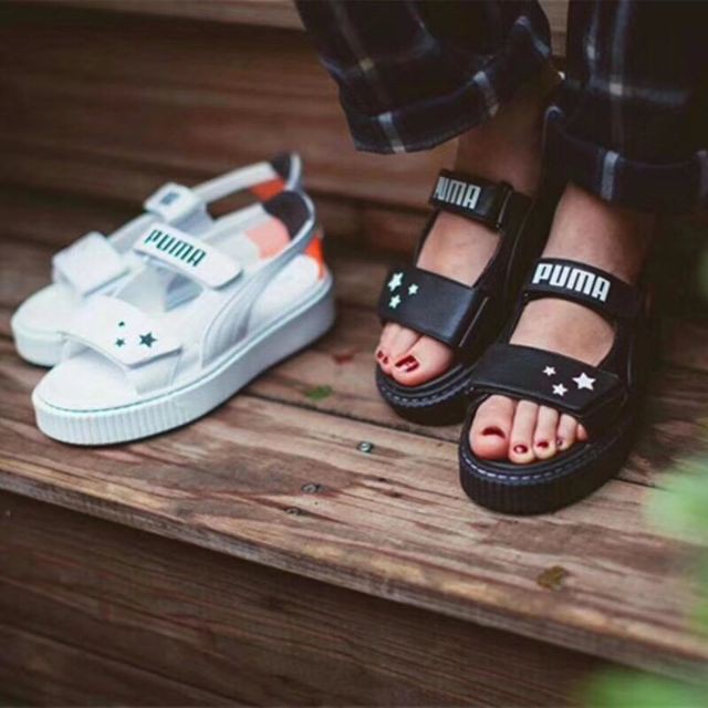 puma platform sandals