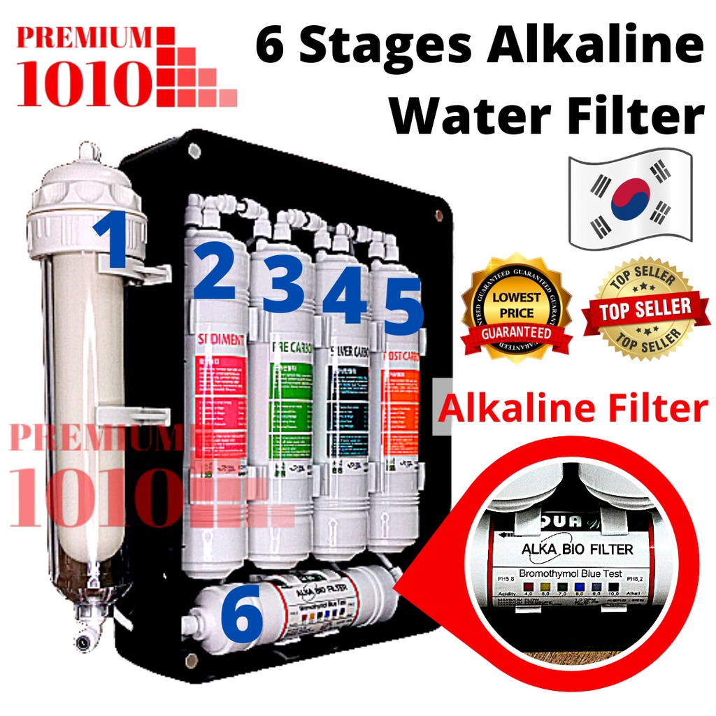 Alkaline Water Filter System MADE IN KOREA K3000 HALAL 6 Stage 5 Stage