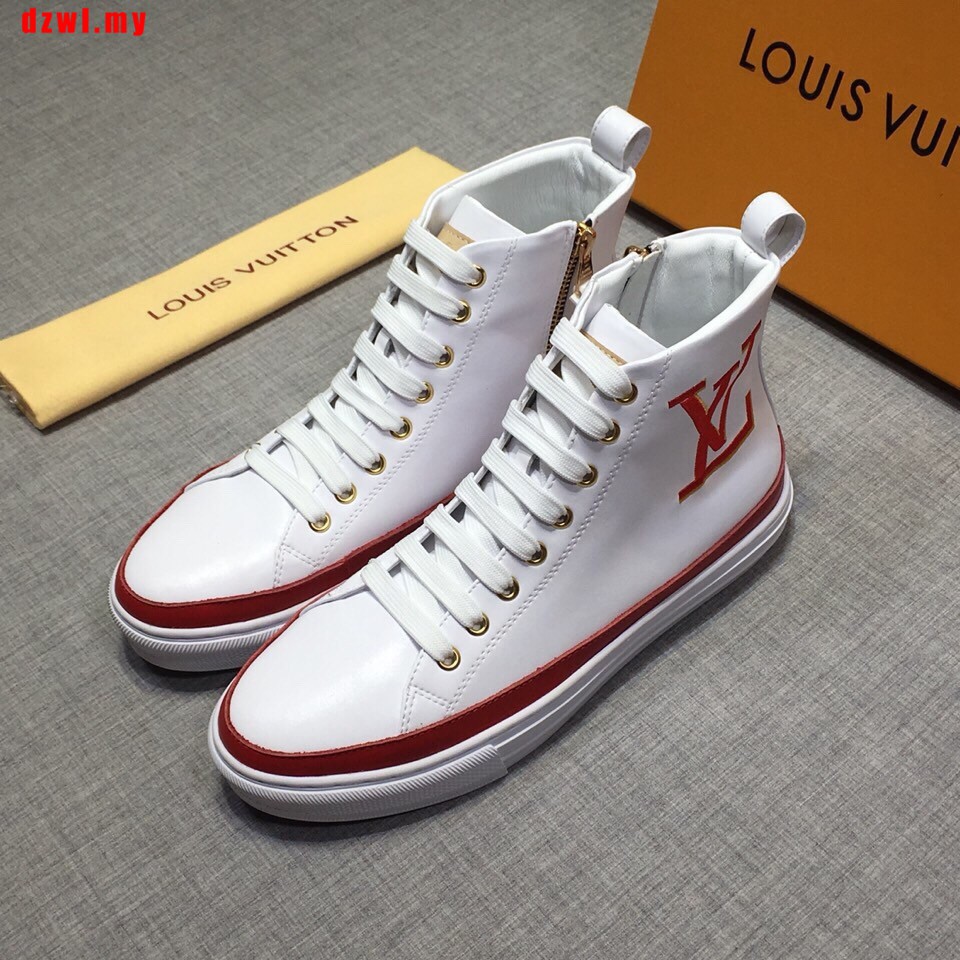 louis vuitton white high top sneakers