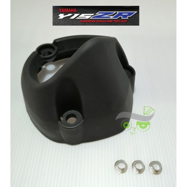 EXHAUST MUFFLER END CAP COVER YAMAHA Y15ZR Y15 LC150 EXCITER MATT BLACK (EC207) Shopee Malaysia