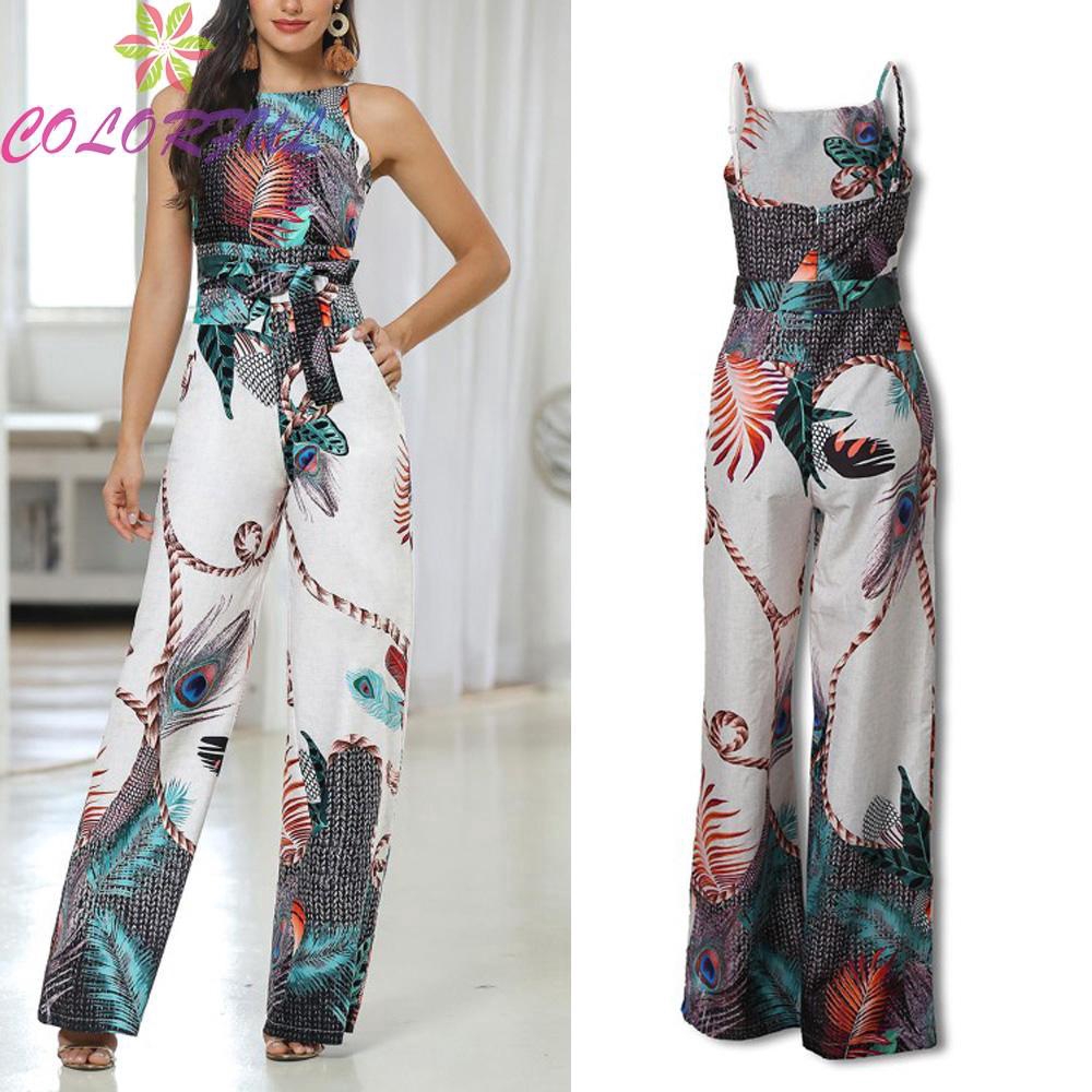 ladies halter neck jumpsuit