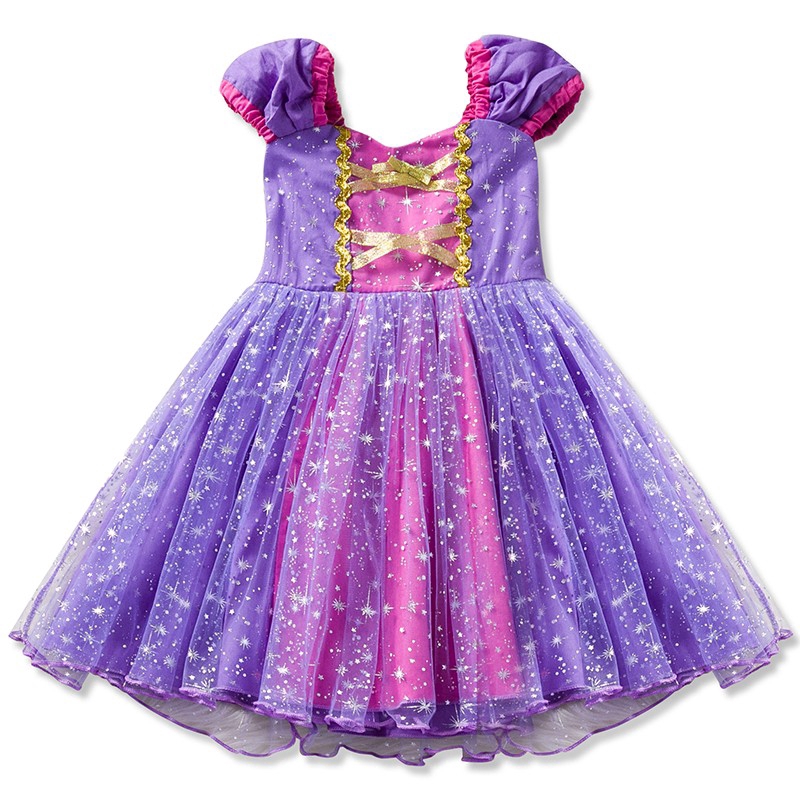 purple gown for kids