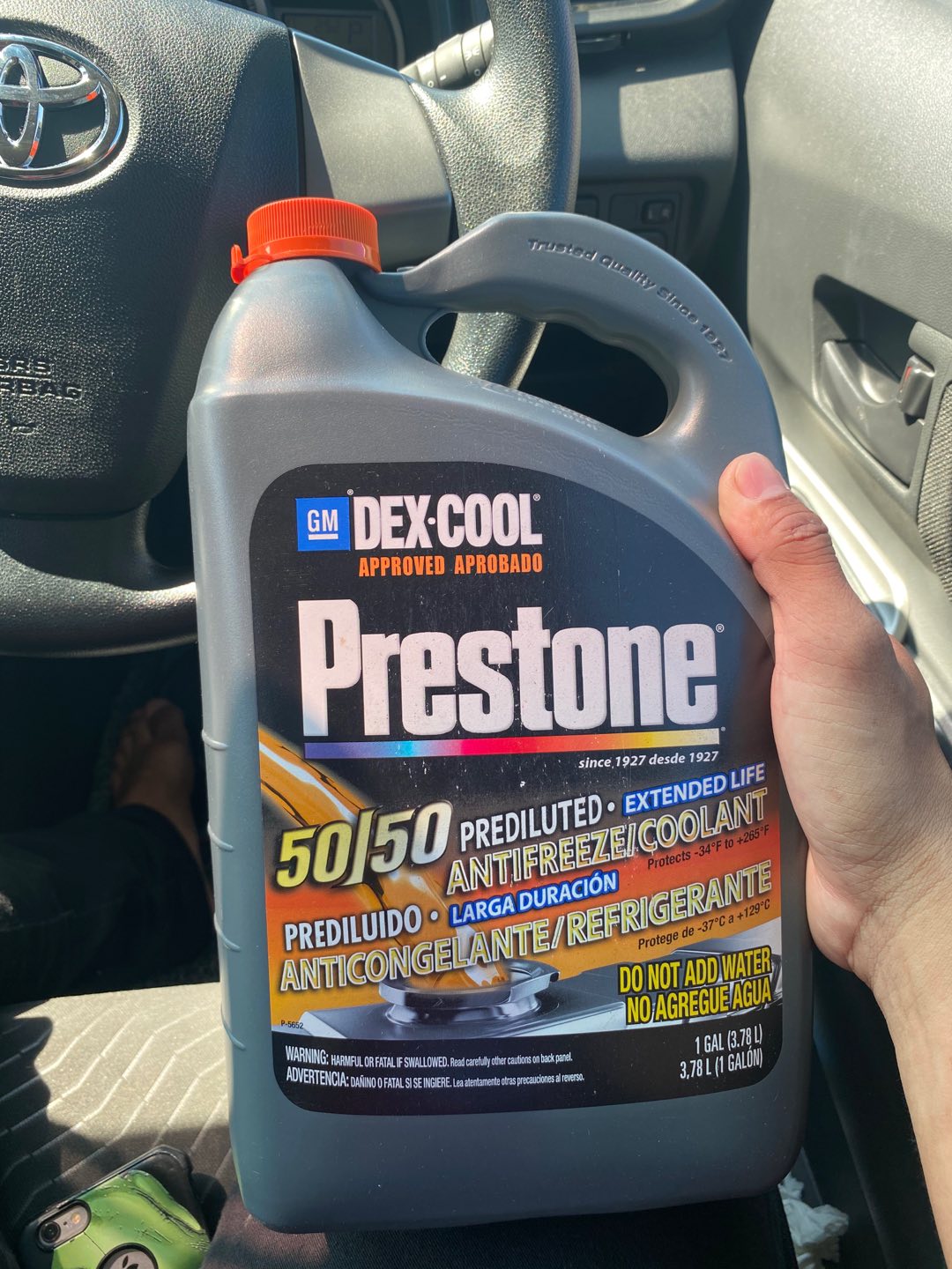 Prestone Dex Cool 50 50 Prediluted Extended Life Antifreeze Coolant 3 78l Af 850 Made In Usa Shopee Malaysia