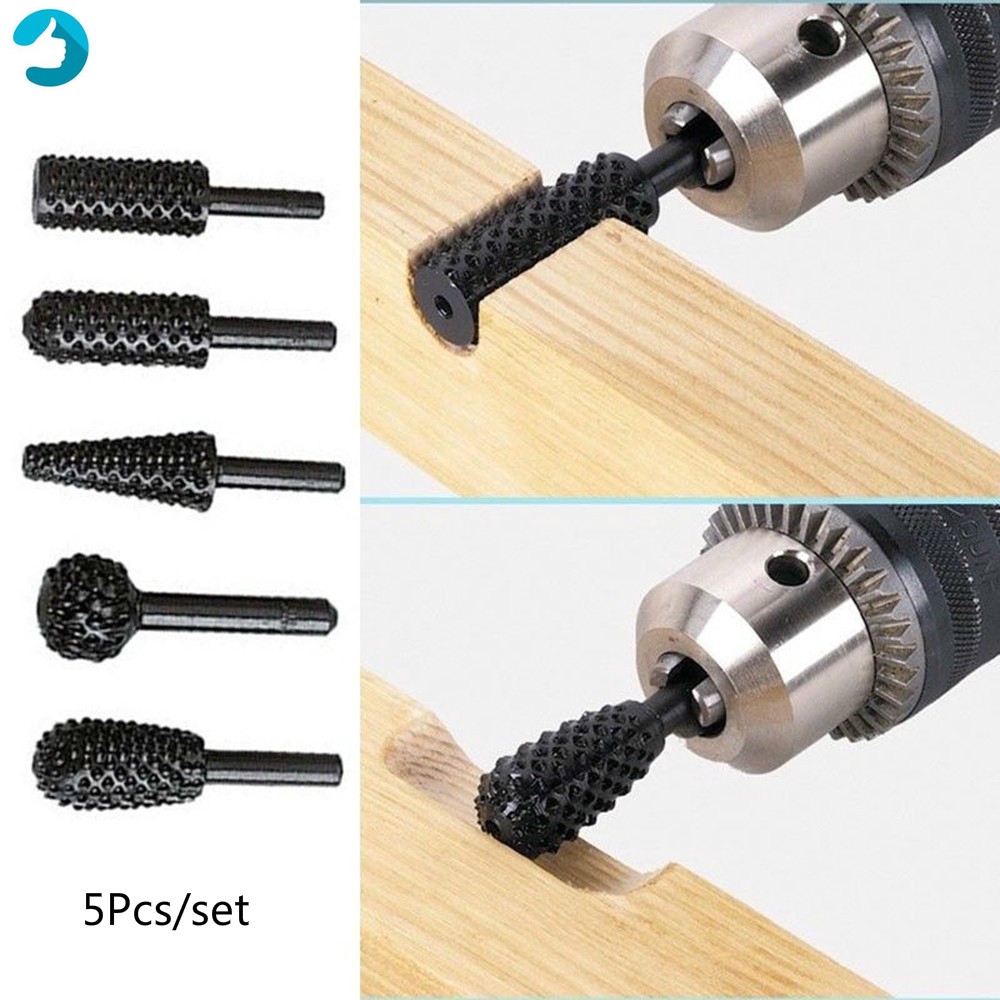 5PCS 1 4 DIY Drill Bit Set Carpentry Cutting Tools for 