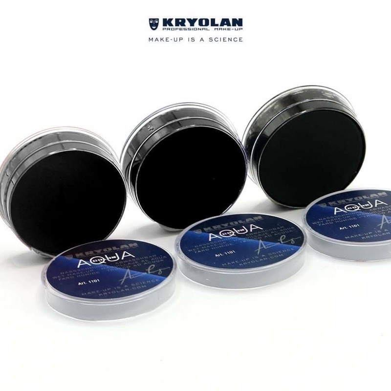 Kryolan Professional Makeup Aqua color Matte Cake Eyeliner Shopee Malaysia